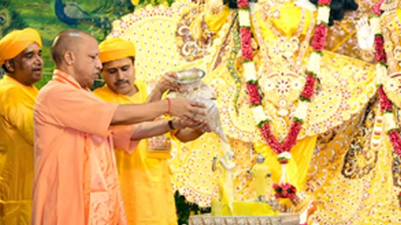 UP CM Yogi to visit Shri Krishna Janmabhoomi on Janmashtami, to launch development projects