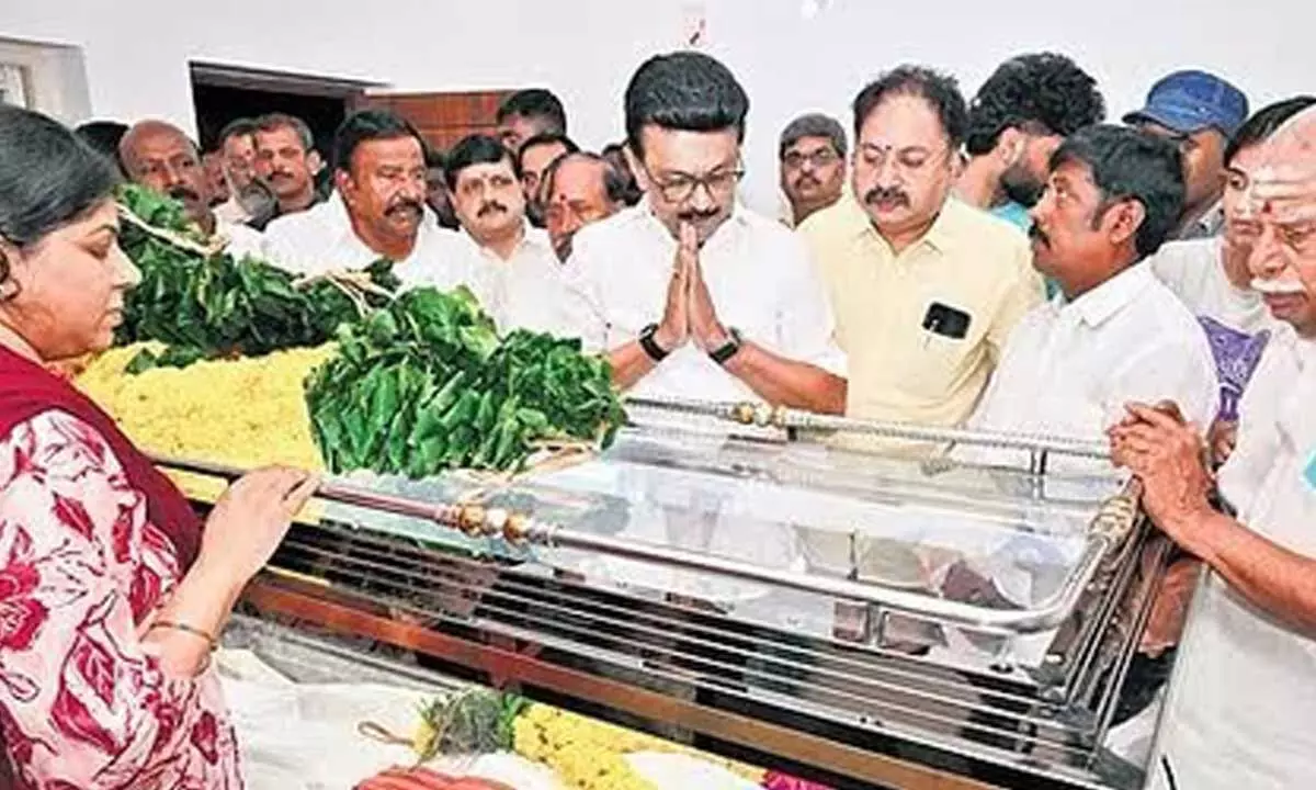 Nagaland Governor La Ganesan to be cremated in Chennai today Nagaland Governor La Ganesan to be cremated in Chennai today