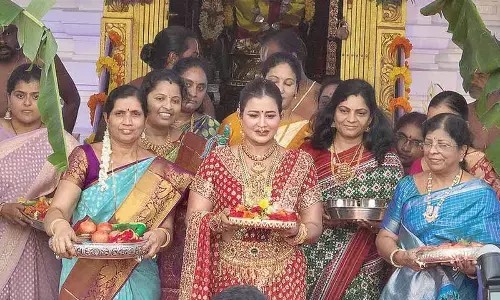 Varalakshmi Vratam celebrated with grandeur