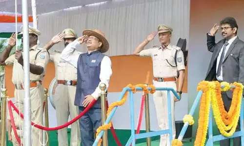 City exudes patriotic charm as depts, units celebrate I-Day with fervour