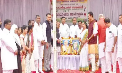 79th Independence Day celebrated at Hubballi Idgah Maidan
