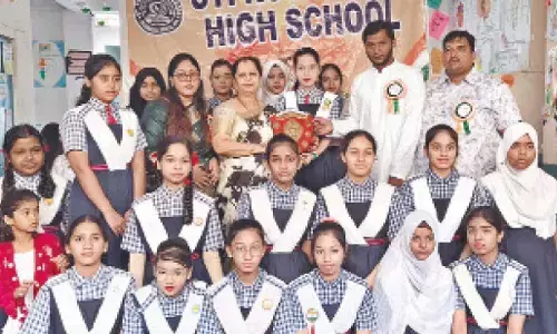 10th grade girls triumph in inter-school volleyball