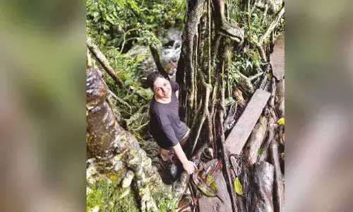 Samyuktha Menon immerses herself in nature