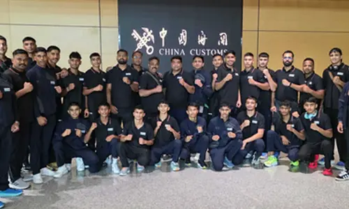 Indian boxers arrive in China for International Youth Boxing Gala