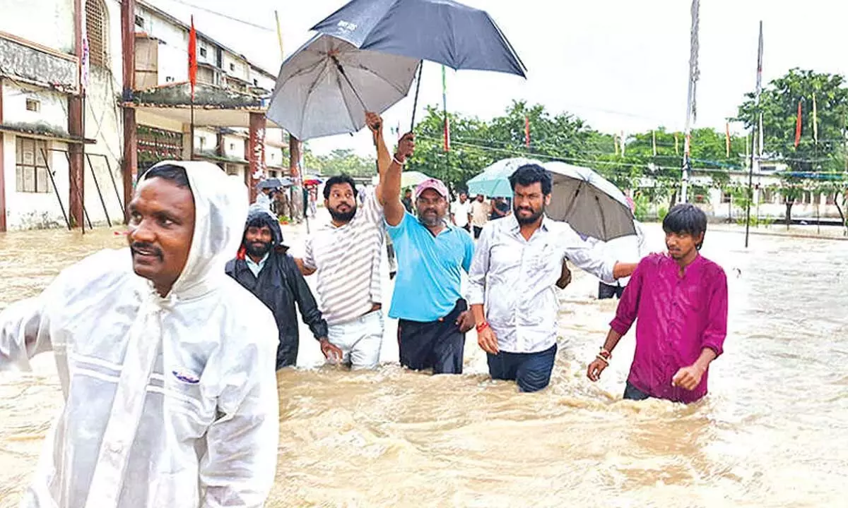 Adilabad devastated by torrential rains Adilabad devastated by torrential rains