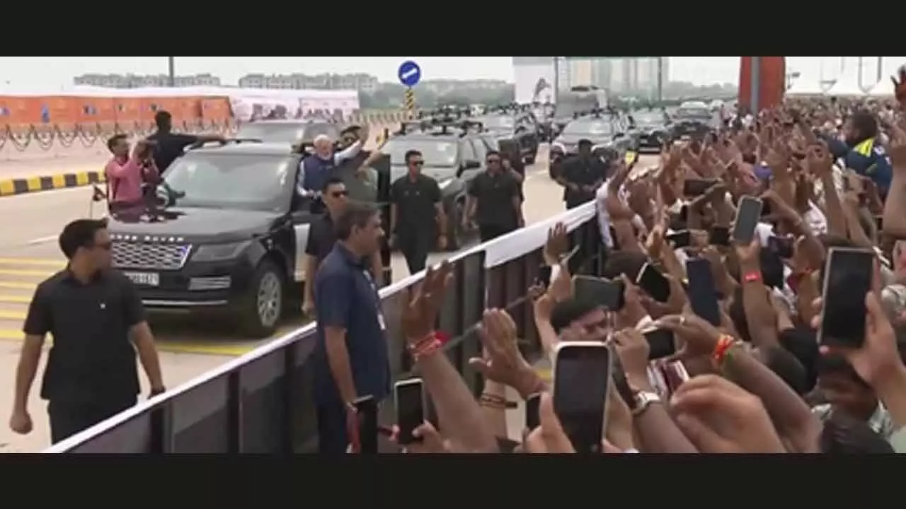 Highway projects inauguration: PM Modi holds roadshow in Delhi