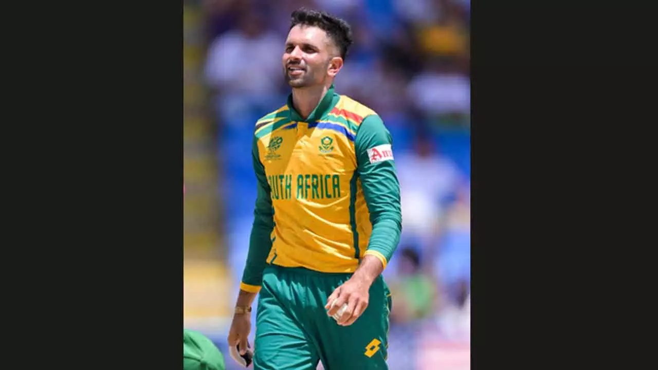 Maharaj keen to stake claim for 2026 T20 WC despite recent series omission