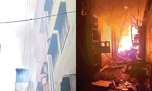 Five killed in horrific fire accident at four-storey building