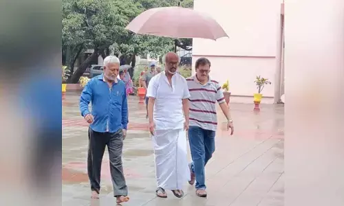 Rajinikanth Makes Surprise Visit to Bengaluru’s Ramakrishna Ashrama