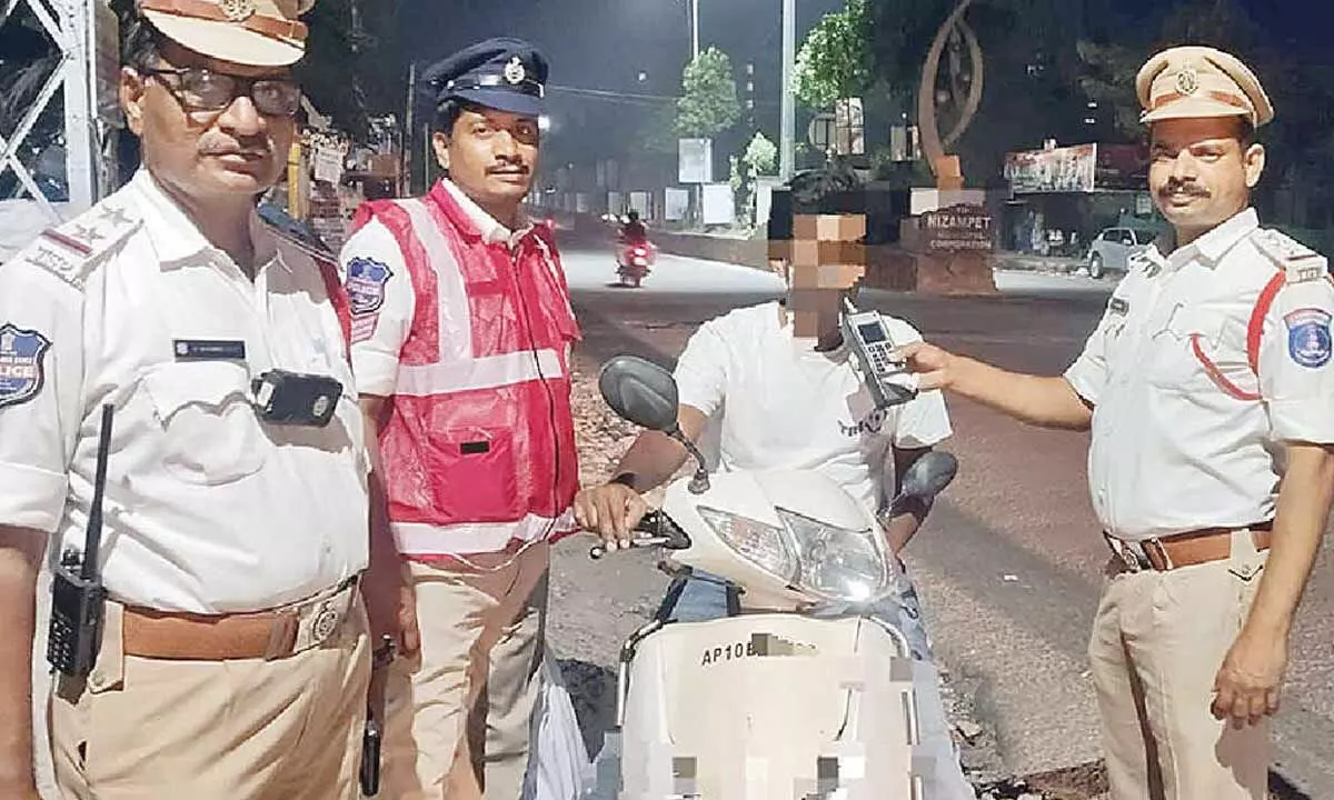 Cyberabad traffic cops nab 272 in drunk driving checks