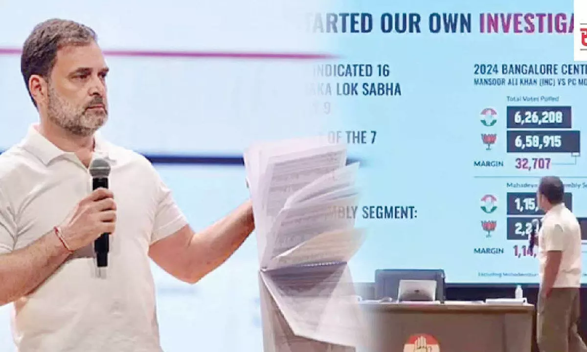 Rahul’s allegations against EC detrimental to the foundations of Indian democracy