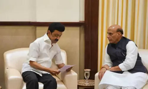 VP elections: Rajnath Singh speaks to CM Stalin to seek support for CP Radhakrishnan