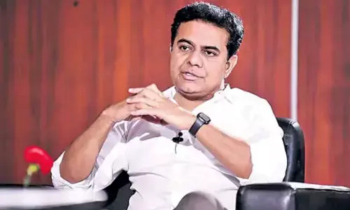 KTR & Bandi Sanjay Meet in Flood-Hit Sircilla as Supporters Chant Slogans