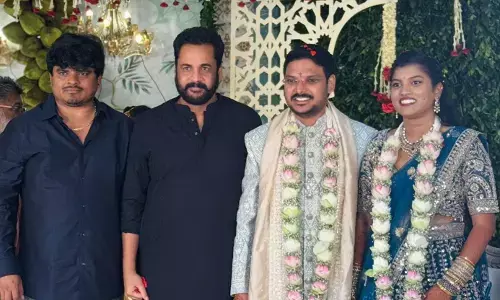 Court Movie Director Ram Jagadeesh Gets Married – Actor Sivaji Shares Wedding Pics