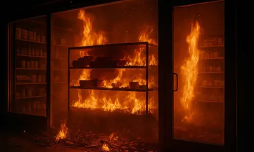 Delhi: Four killed as fire destroys electronics showroom in Raja Garden