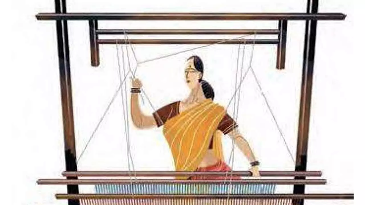 Telangana urges Centre to remove GST on handloom products Telangana urges Centre to remove GST on handloom products