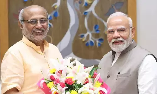 PM Modi, allies felicitate Radhakrishnan at NDA parliamentary party meeting