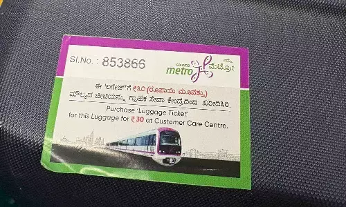 Bengaluru Metro rider upset: “Why pay ₹30 just to carry luggage?”