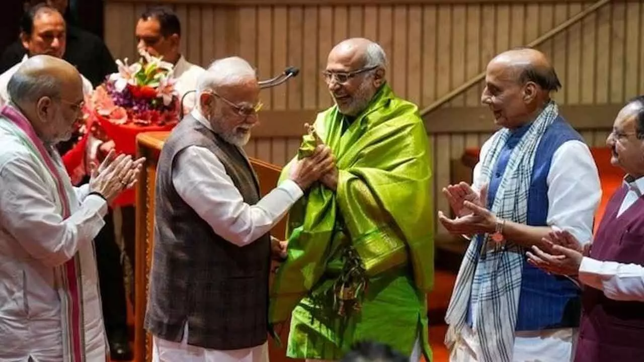 PM calls for unanimous election of Radhakrishnan as Vice-Prez