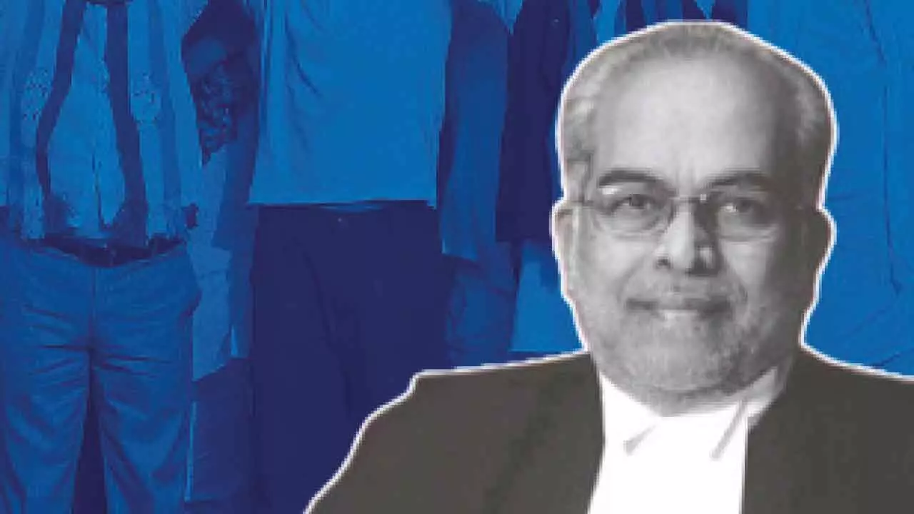 Ex-SC judge B Sudershan is Oppns VP candidate Ex-SC judge B Sudershan is Oppns VP candidate