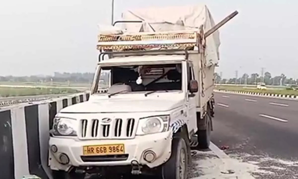 Five migrant labourers killed as canter truck collides with pickup vehicle in Haryana Five migrant labourers killed as canter truck collides with pickup vehicle in Haryana