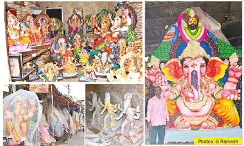 Ganeshas in myriad hues and forms add zing to festive spirit in Hyd’bad