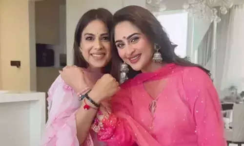 Nia Sharma treats Krystal Dsouza with special coffee during Mumbai monsoon