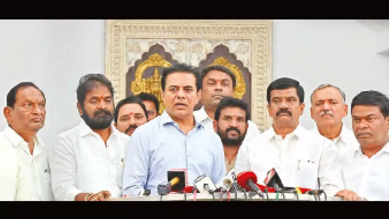 V-P Election: We will back party that provides 2 LMT urea to state, says KTR V-P Election: We will back party that provides 2 LMT urea to state, says KTR
