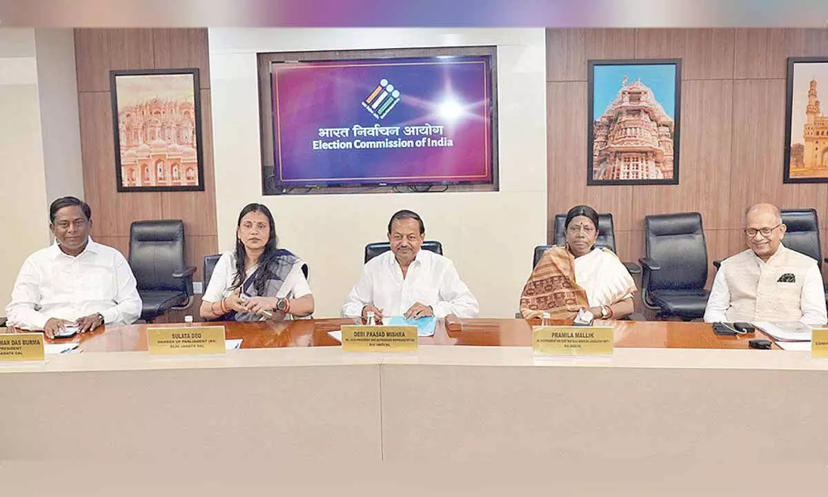 BJD leaders meet CEC, discuss 2024 poll irregularities