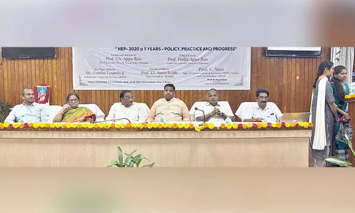 ABRSM holds conference on five years of NEP at SVU ABRSM holds conference on five years of NEP at SVU