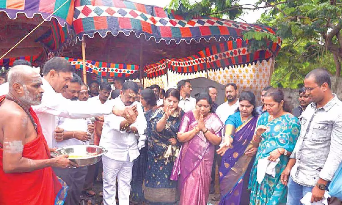 Foundation laid for tribal multipurpose marketing centre