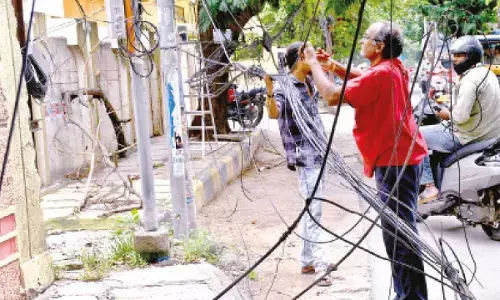 Internet connectivity disrupted as TGSPDCL goes on cable removal overdrive