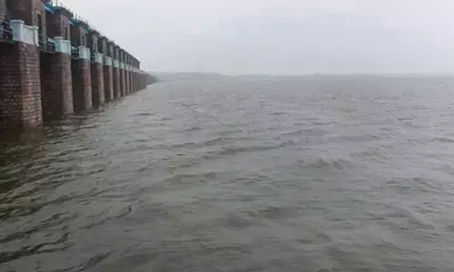 Twin reservoirs near full capacity