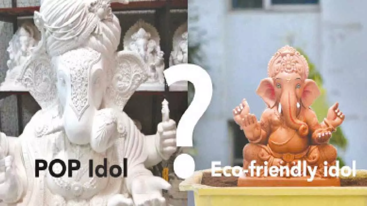 BBMP warns of criminal cases against PoP Ganesh idol makers, sellers BBMP warns of criminal cases against PoP Ganesh idol makers, sellers