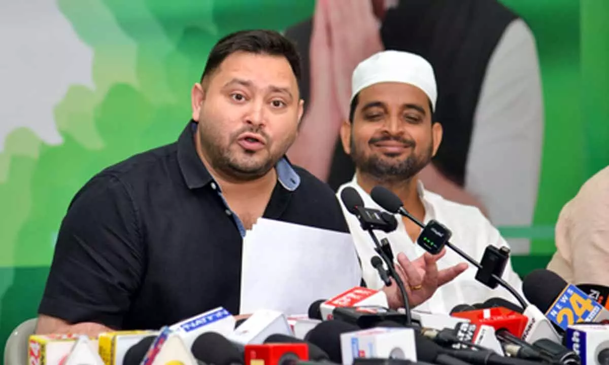 Only lies, Tejashwi Yadav launches sharp attack on PM Modi Only lies, Tejashwi Yadav launches sharp attack on PM Modi