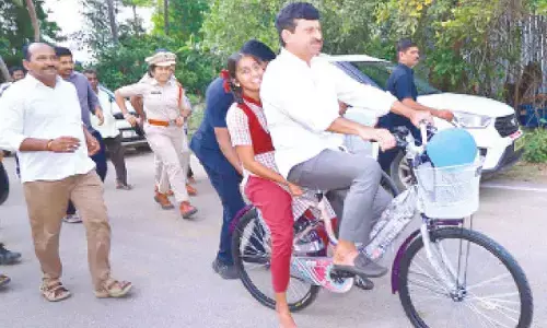 Bicycles distributed to curb girl student dropouts