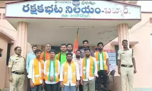 BJP Leaders Detained Ahead of Protest in Nagarkurnool