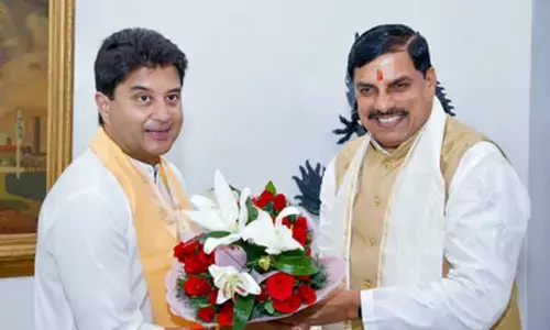 Jyotiraditya Scindia hits out at opponents in Guna during meeting with flood-affected people