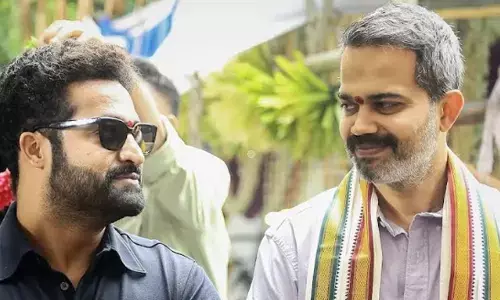 A lavish house set erected for NTR’s ‘Dragon’!