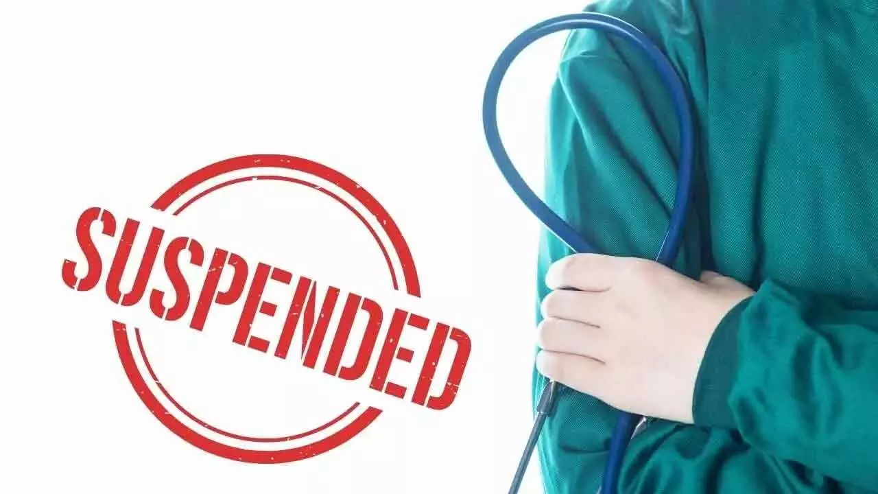 5 docs among 9 suspended over irregularities in Raj