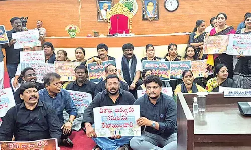 GVMC council witnesses heated arguments over privatisation of VSP