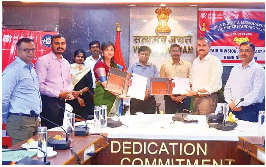 Bank of Baroda inks pact with Waltair Division