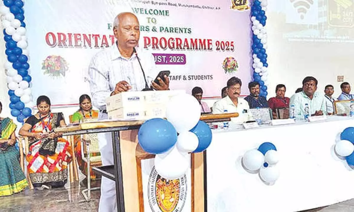 SITAMS hosts orientation prog for 1st year BTech students