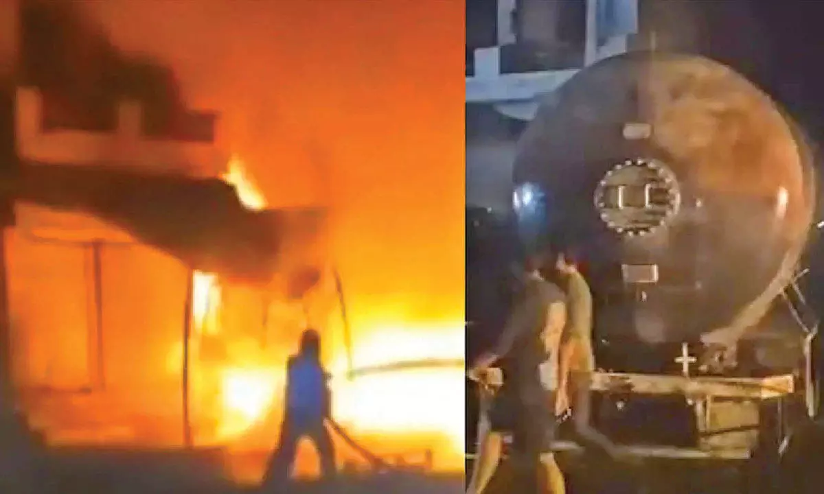 2 burnt alive, many injured after blast in LPG tanker