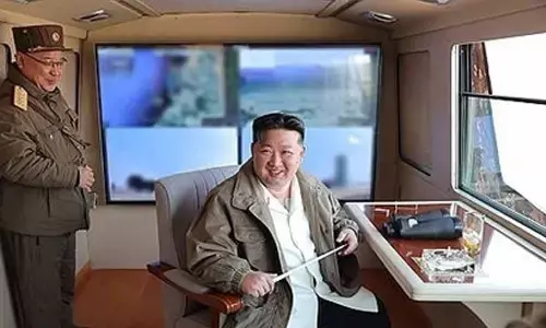 North Koreas Kim supervises test-firing of new air defence missiles