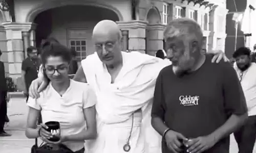 Anupam Kher shares glimpse of his role as Mahatma Gandhi from ‘The Bengal Files’