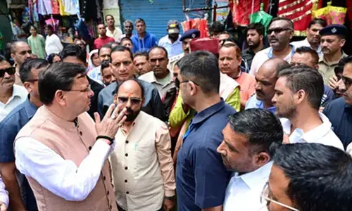Chamoli cloudburst: CM Dhami visits disaster-hit areas; people express distress