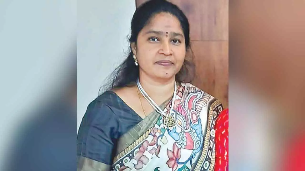 Telangana teacher Maram Pavithra wins National Best Teacher Award Telangana teacher Maram Pavithra wins National Best Teacher Award
