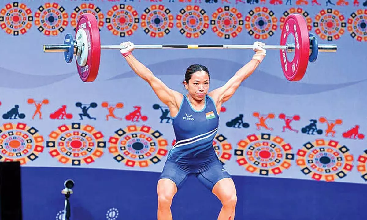 Mirabai wins gold at Commonwealth C’ships Mirabai wins gold at Commonwealth C’ships