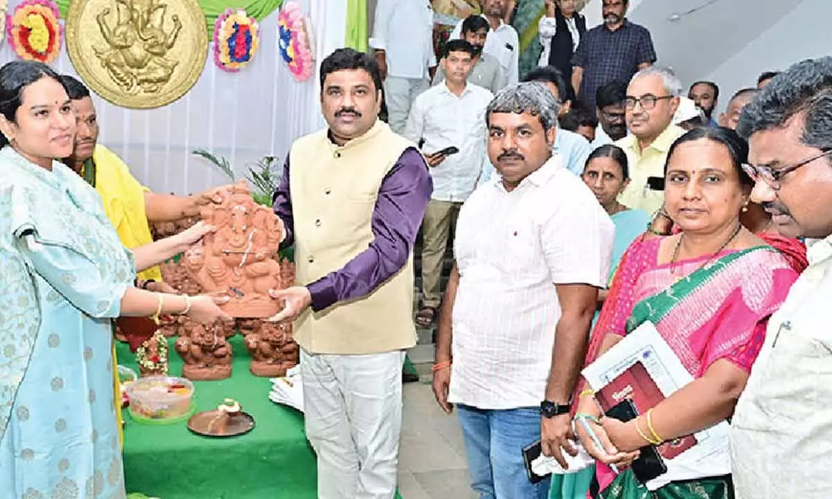 Let’s worship clay Vinayaka Let’s worship clay Vinayaka